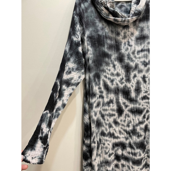 Shannon Passero Tie Dye Cotton lightweight Long Sleeve Maxi Lagenlook Large - Picture 3 of 14